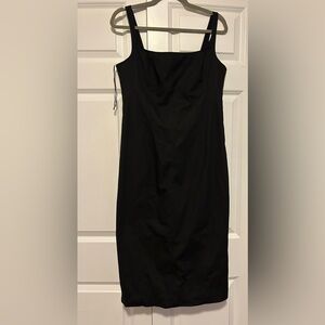 J. Crew Black Linen Dress